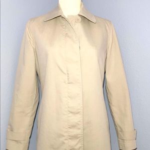 GAP Beige Trench Coat with Zipper